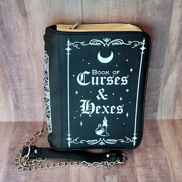 Hot Topic Handbags - NWT Book of Curses & Hexes Hot Topic Purse